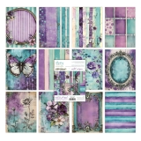 VIOLET WHISPER- papierów Art Journal MT-ART-P06
