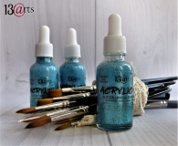 ACRYLIC INK Glitter Crystal Turquoise 30ml