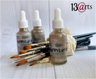 ACRYLIC INK Glitter Old Gold 30ml