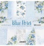 Blue Roses - zestaw papierw 20x20cm