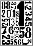 100605-337 Folder do embossingu 10,7x14,6cm cyfry