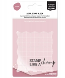 Podk�ad bloczek akrylowy 9x9cm