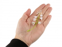 Ga��zka sztuczna konwalia 5szt.