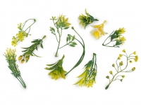 Ga��zka sztuczna listki mix ��ty 11szt.