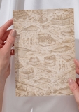 Na Ryby t�o 1 br�zowy papier A4