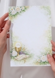 White First Holy Communion t�o 3- papier A4