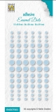 ENAMEL DOTS kropki pere�ki 84szt. BABY BLUE NIEBIE
