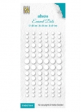 ENAMEL DOTS kropki pere�ki BIA�E 84szt.