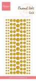 Enamel dots kropki pere�ki GOLD z�ote 156