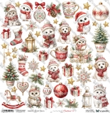 CHRISTMAS 31-  papier 30x30cm