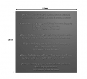 Folder do embossing 15x15cm napisy