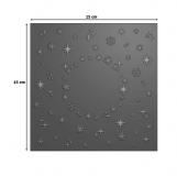 Folder do embossing 15x15cm �nie�ynki