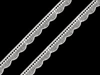 Koronka gipiurowa szer. 11mm 1m. bia�a