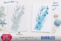 Maska szablon - Tło Bubbles b±belki