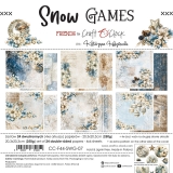 SNOW GAMES- 20x20 zestaw papier�w