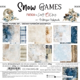 SNOW GAMES- 20x20 zestaw papier�w BASIC