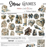 SNOW GAMES- 30x30 zestaw dodatk�w FESTIVE
