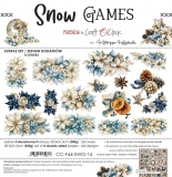 SNOW GAMES- 30x30 zestaw dodatk�w FLOWERS