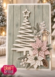 Wykrojniki- Christmas Tree Zig Zag Choinka zig zag
