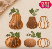 Wykrojniki- Two Pumpkins dwie dynie dynia