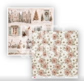 Zestaw papier�w DU�Y- NATURAL CHRISTMAS 12szt.