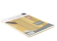 Zestaw papierów złotych A4 24szt.