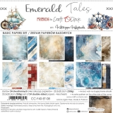 EMERALD TALES-zestaw papierw 20x20cm CC-F40-ET-07
