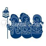 Wykrojnik Tattered Lace - Trio of Snowmen