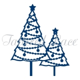 Wykrojnik Tattered Lace- Pearl Christmas Trees