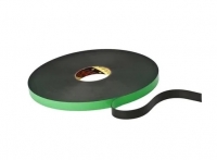 Ta�ma piankowa 3mm 12mm/16,5m CZARNA zielony liner