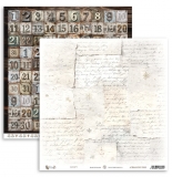White Whispers- SCRIPT papier 30x30cm