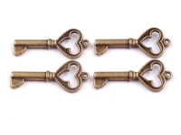 Zawieszka KLUCZYK 15x33mm stary mosi�dz