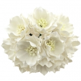 MKX-314 Kwiaty Lotosu białe 35mm 5 szt.