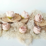 Kwiaty materiałowe FL-035 różowe