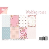 Paperbloc 0611 12 ark. A4 Wedding Roses