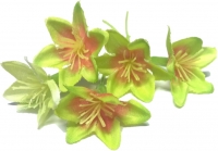 Kwiaty materia³owe 5szt. narcyzy zieleñ pastel