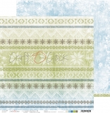 CARLOS IN THE SNOW - 02 - dwustronny papier 30x30